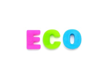 アルファベット　ECO