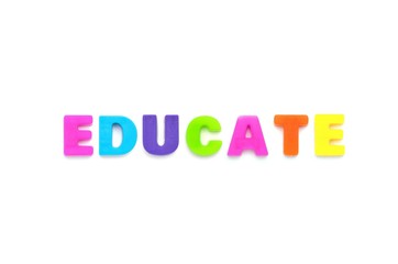 アルファベット　EDUCATE