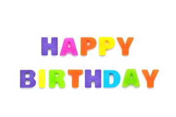 アルファベット　HAPPY BIRTHDAY
