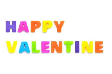 アルファベット　HAPPY VELENTINE