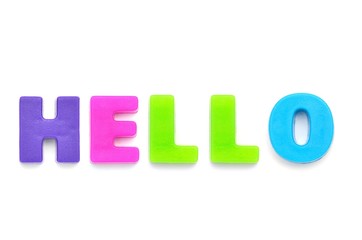アルファベット　HELLO