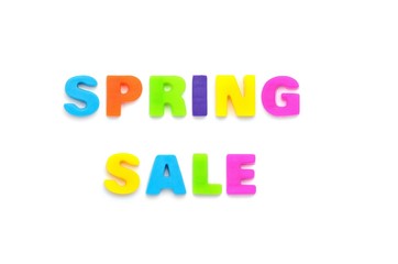 アルファベット　SPRING SALE