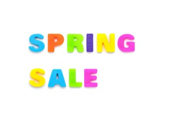 アルファベット　SPRING SALE