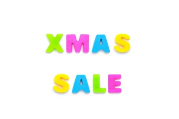 アルファベット　XMAS SALE