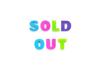 アルファベット　SOLD OUT