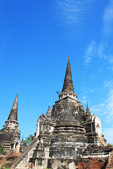 Fototapeta premium Wat-Phrasisanphet Ayutthaya in Thailand