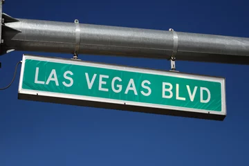 Poster Las Vegas Blvd Sign © JJAVA