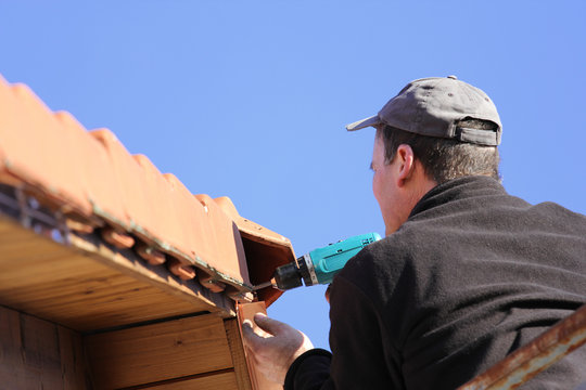 Handwerker, Dacharbeiten