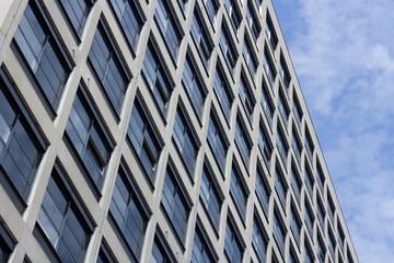 Pattern of windows in a building