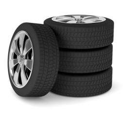 Obraz premium Reifenwechsel