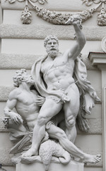 Hercules statue, Hofburg,Vienna, Austria