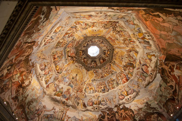Fototapeta na wymiar Painting of Dumo in Florence