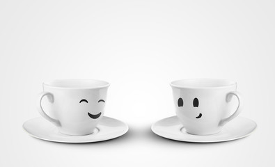 two happy cups