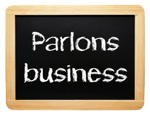 Obraz premium Parlons business