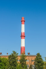 pipe at the factory