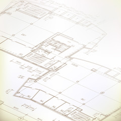 Architectural background. Part of architectural project