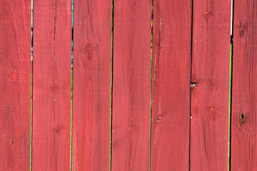 Wood fence