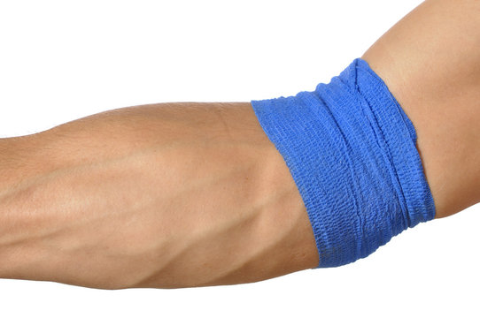 Bandaged arm