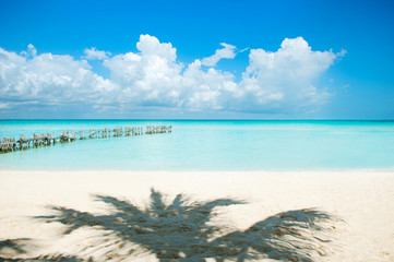 Fototapeta premium Paradise Island. Vacation and Tourism concept.