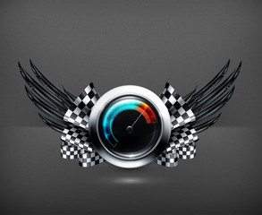 Speedometer emblem
