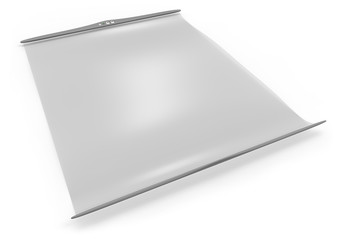 Electronic reader with flexible screen