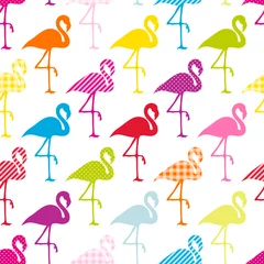 Colorful Flamingos Pattern Seamless Pattern © Jan Engel