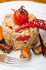 risotto with vegetable