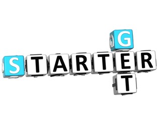 3D Get Started Crossword