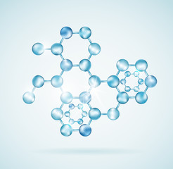 Icon of molecular structure