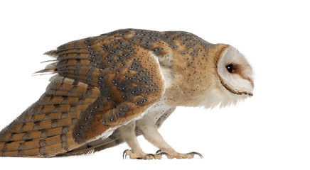 Barn Owl, Tyto alba, 4 months old
