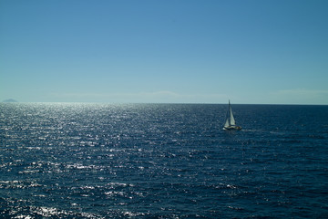 Sailing in the Adriatic sea