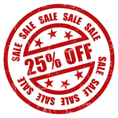 Sternen Stempel rot grunge rt SALE 25% OFF