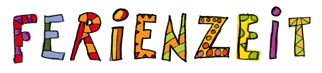 Kinderschrift Ferienzeit © guukaa