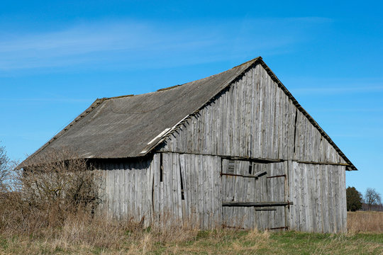 wooden barn