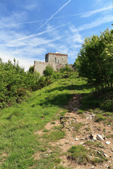 Fototapeta na wymiar Liguria - kwitną Castle, Włochy