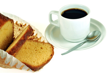 Quatre-quarts et café