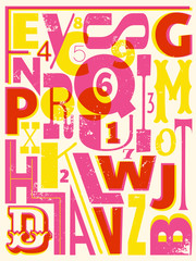 Retro Letters and Numbers