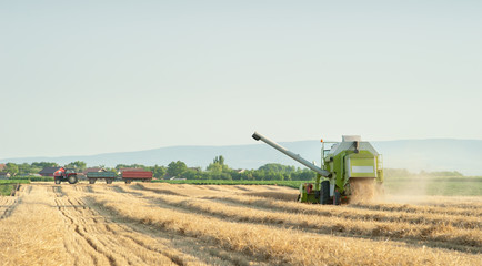 combine harvester