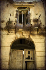 Building collapse, destruction, earthquake