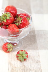 Ripe strawberries