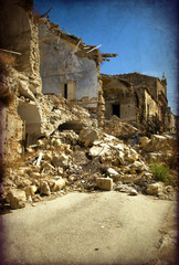 Building collapse, destruction, earthquake
