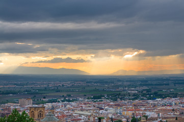 43 - sunset at Granada