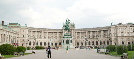 Fototapeta na wymiar Hofburg, Wiedeń