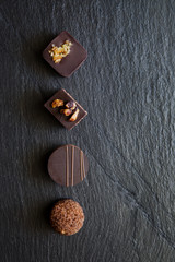 Mignardises aux chocolats