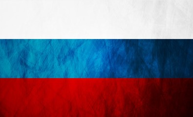 Russian grunge flag