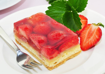 Erdbeerkuchen