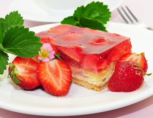 Erdbeerkuchen