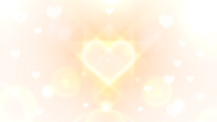 Fototapeta premium ハートの光