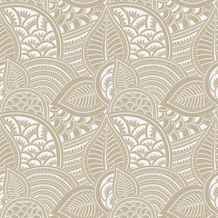 mehndi seamless pattern