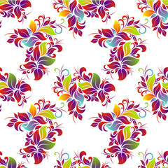 Bright floral seamless